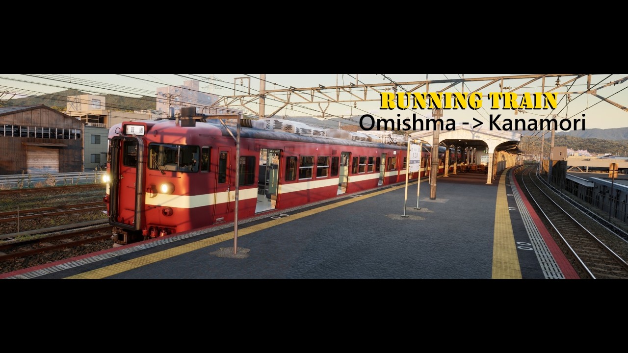 NEW Train Sim!!! | RUNNING TRAIN | No Commentary | Sankai Main Line | Omishma To Kanamori LOCAL 523A