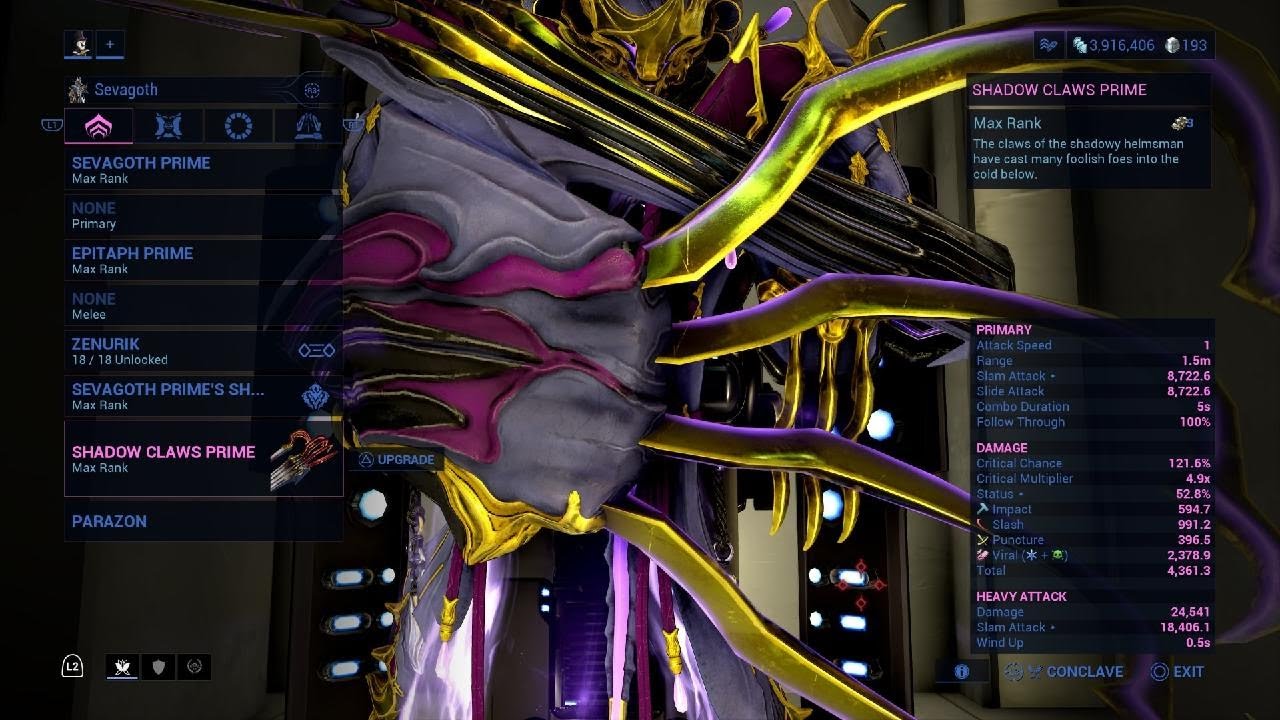 Sevagoth Prime Show And Tell