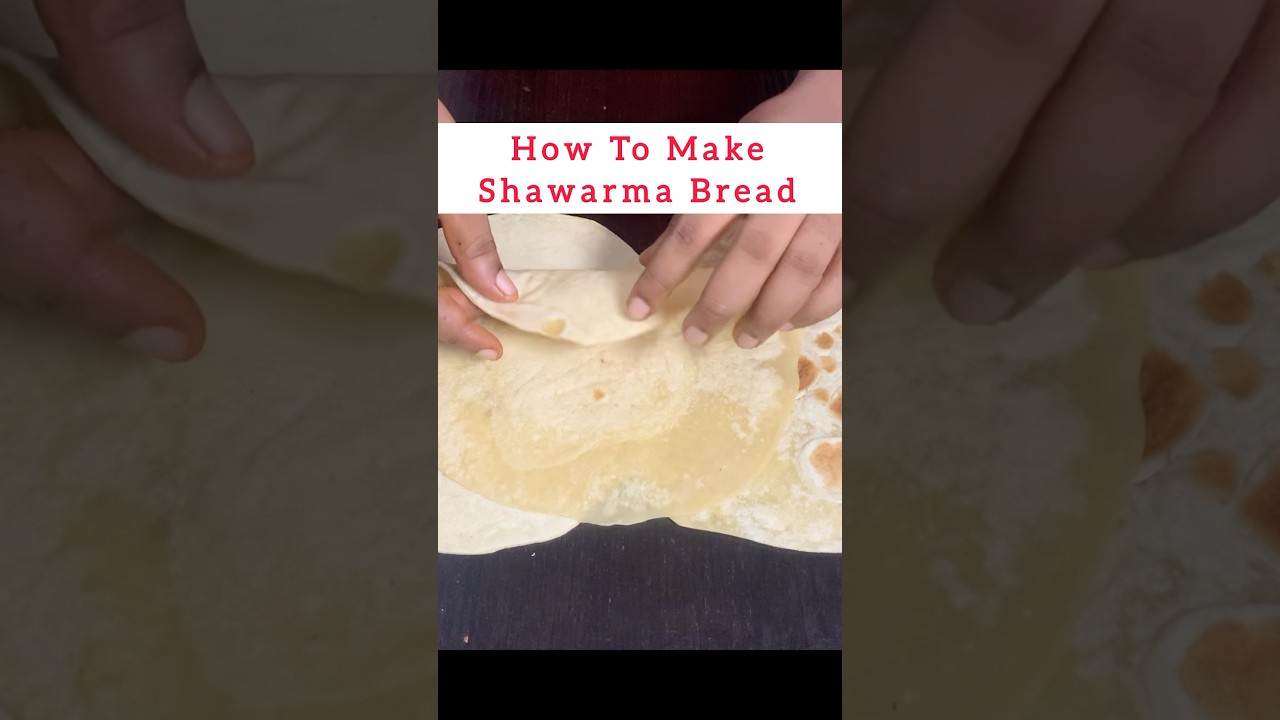 How To Make Shawarma Bread | Pita Bread. #howtomakeShawarmabread
