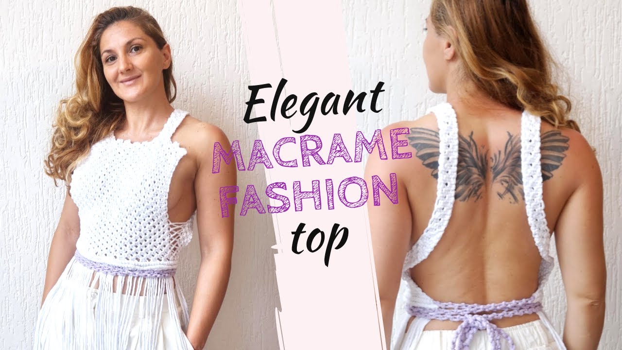 Create a Chic Macrame Top Dress: Easy DIY Tutorial