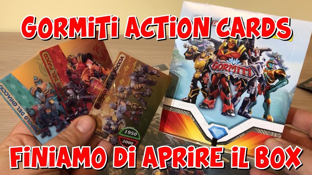 ACTION CARDS GORMITI - FINIAMO di APRIRE IL BOX e VI REGALO i CODICI! Speciale Edicola
