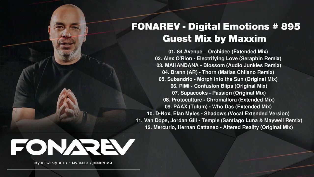 FONAREV- Digital Emotions # 895   Guest Mix By Maxxim