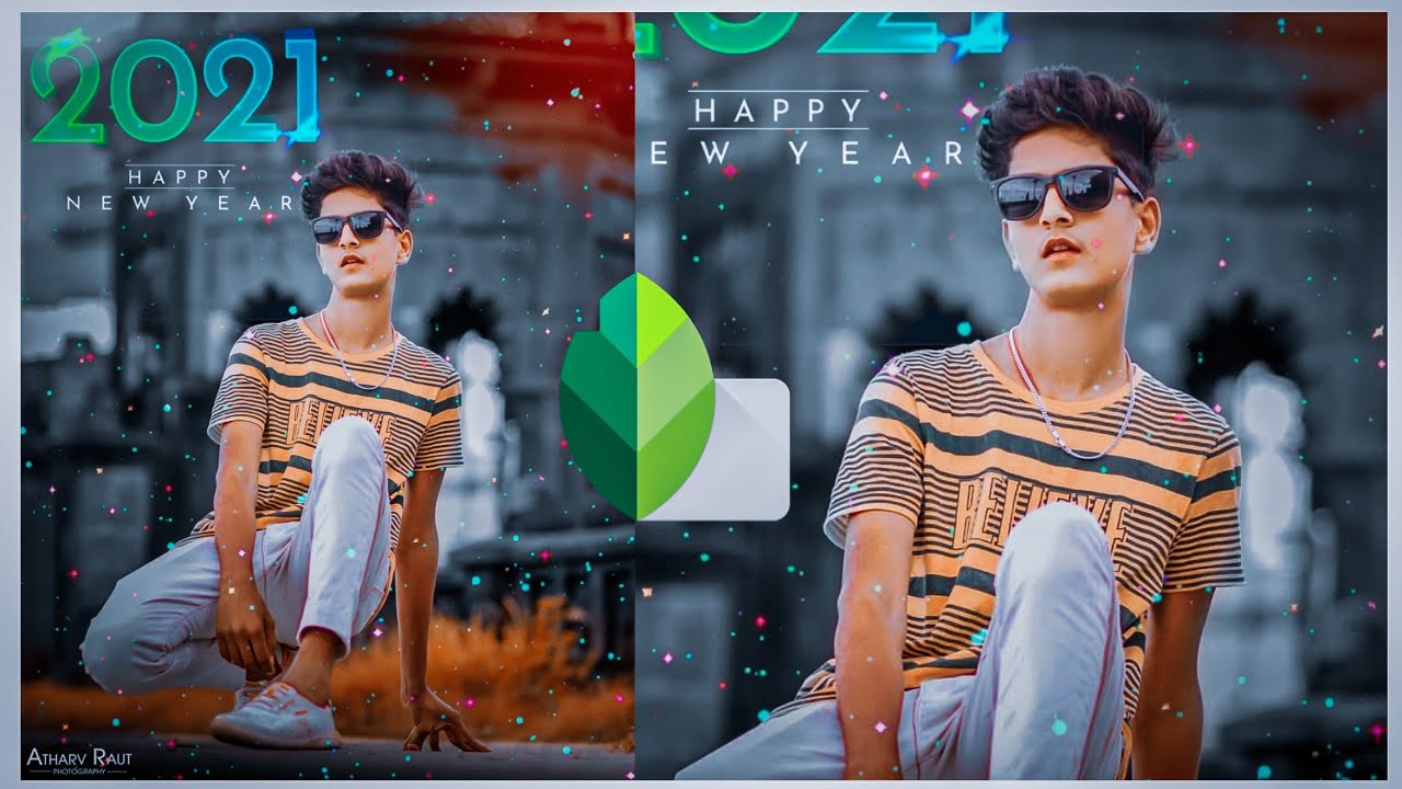 Happy New Year 2021 Special Photo Editing Tutorial In Snapseed - Kunal Saraswat