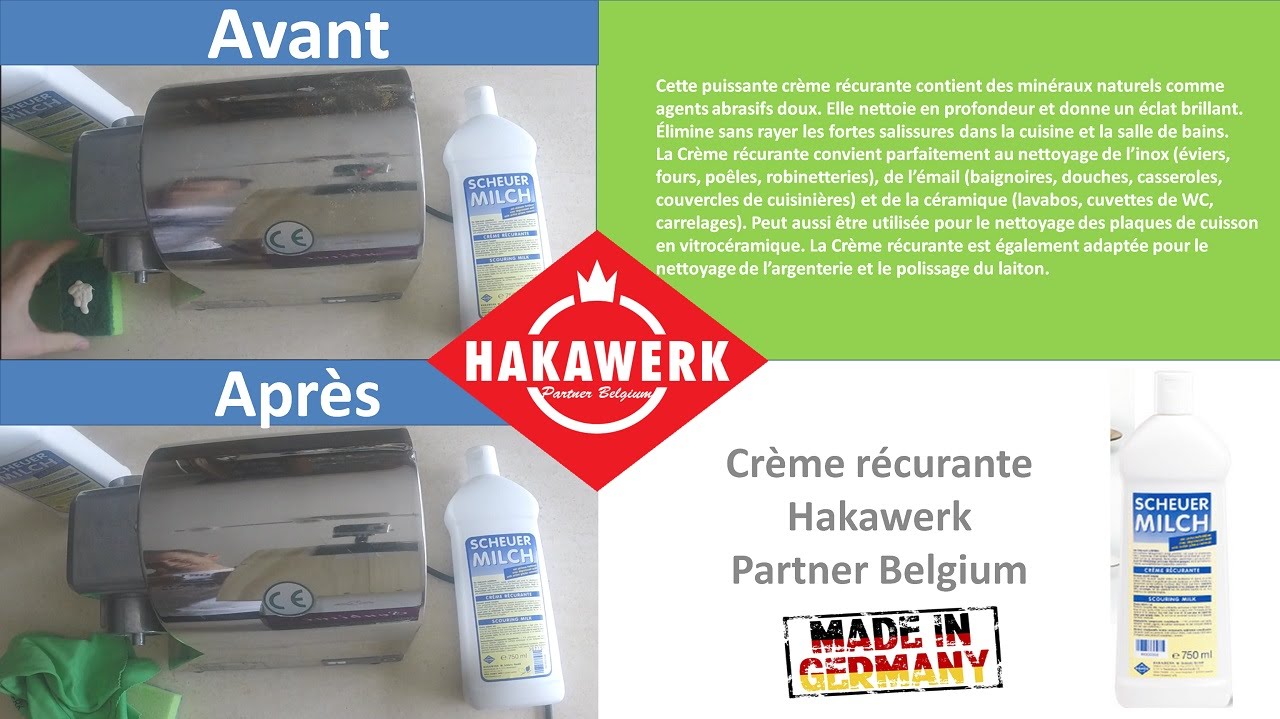 Crème récurante | Hakawerk Partner Belgium