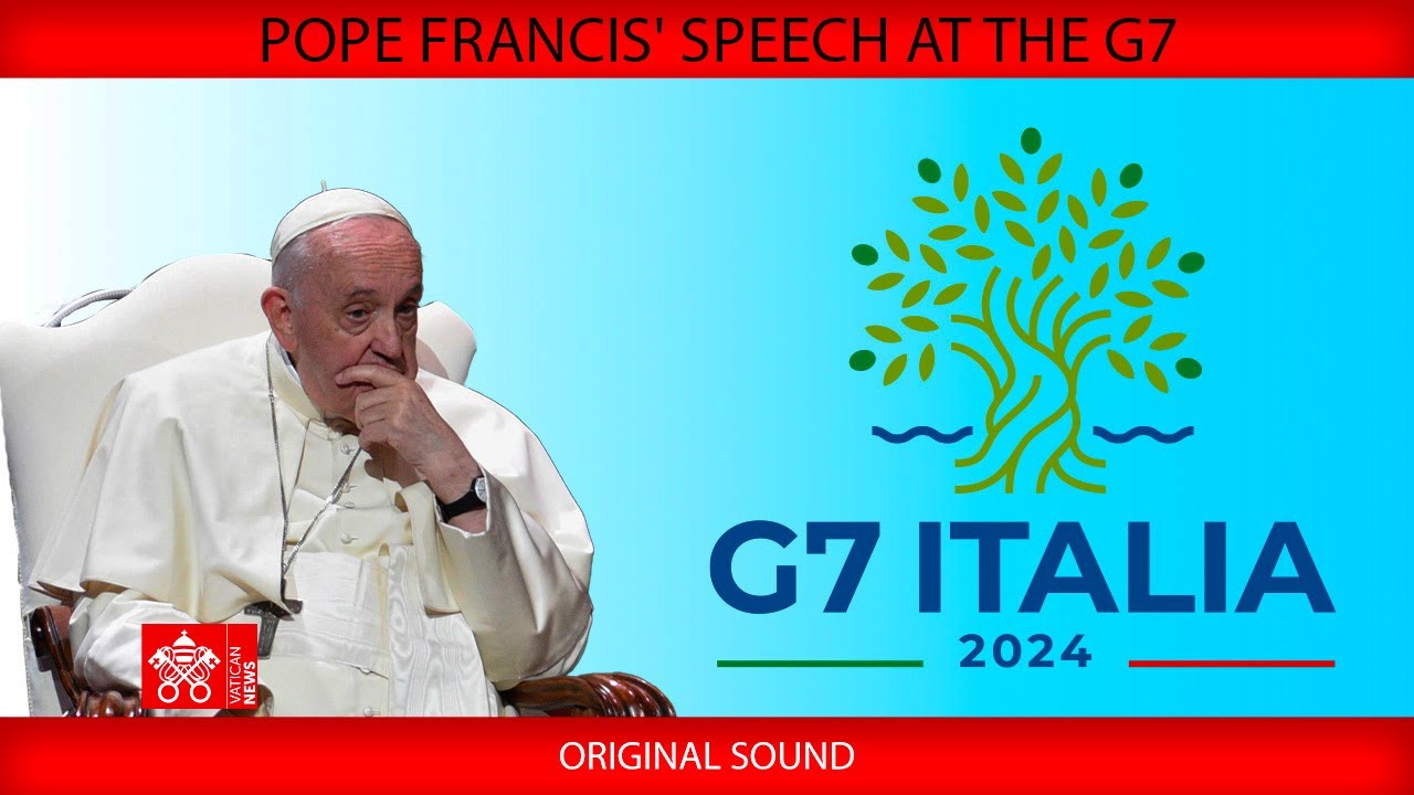 June 14 2024,  Pope Francis' speech at the G7