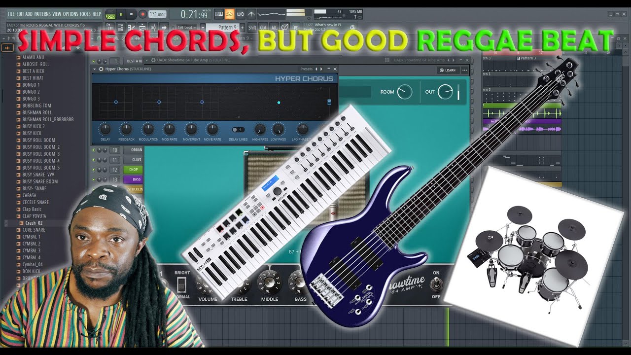 HOW TO CREATE ROOTS REGGAE WITH TWO CHORDS -FL STUDIO TUTORIAL