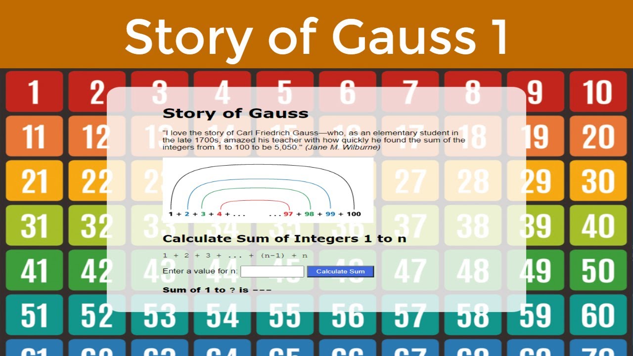 Story of Gauss 01