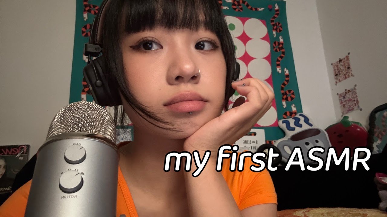 my first asmr video⋆˚𖦹⋆