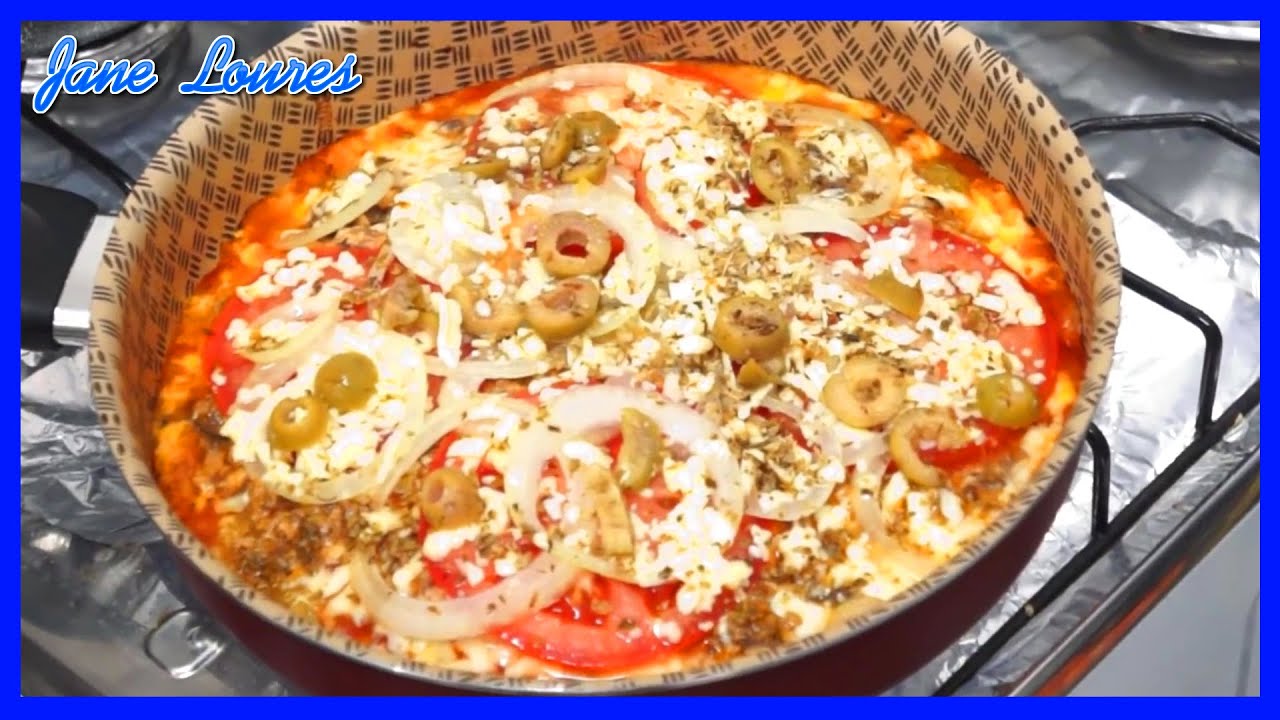 A PIZZA MAIS FÁCIL E RÁPIDA DE FAZER QUE EXISTE..