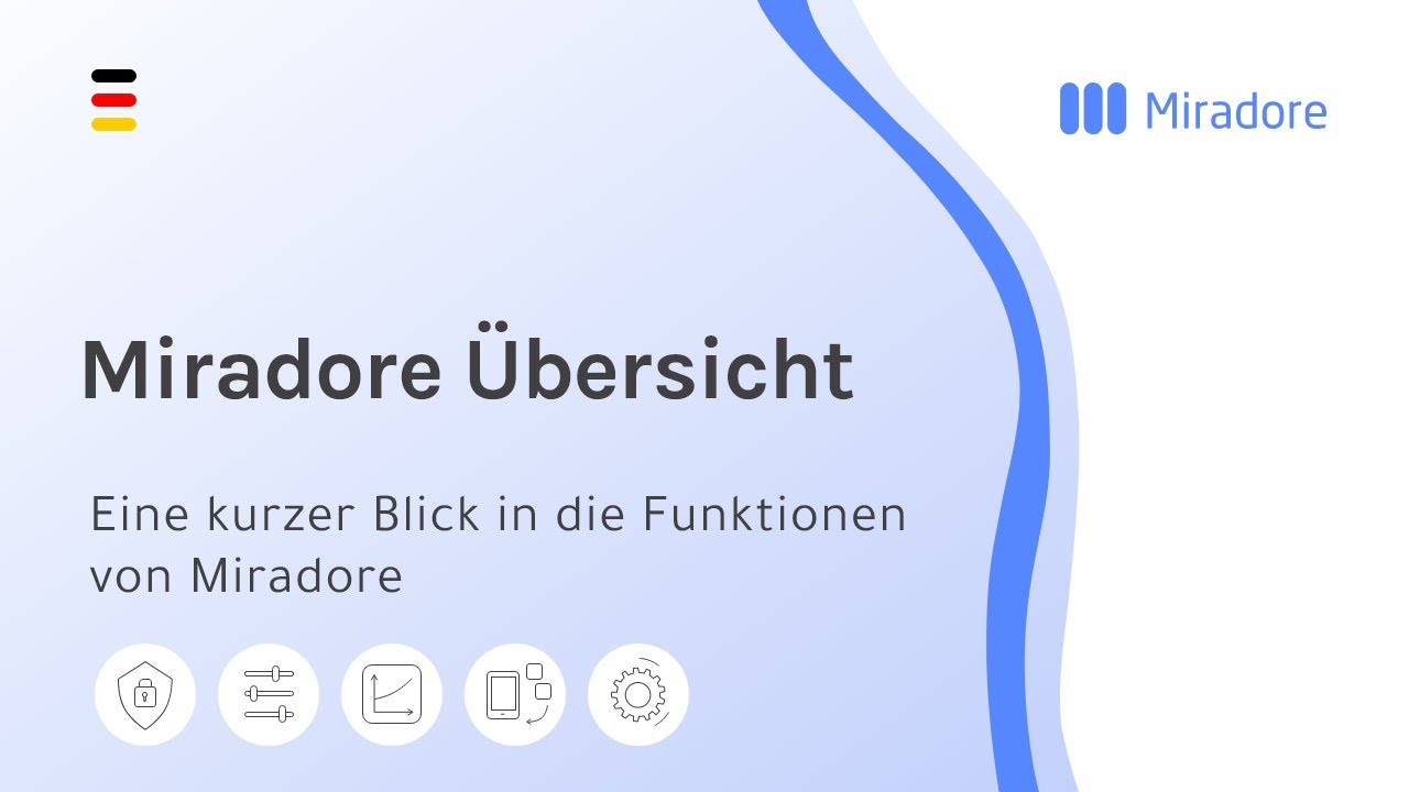 &Uuml;bersicht &uuml;ber Miradore MDM/EMM/UEM