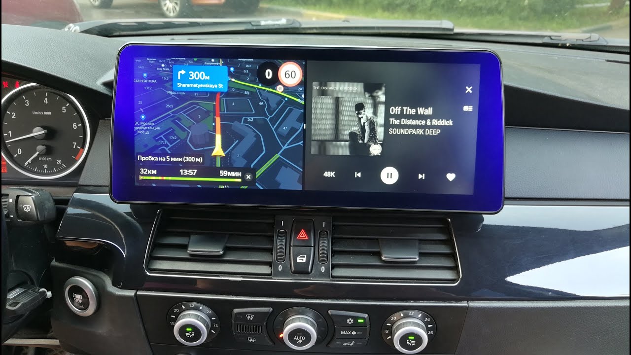 Установка Андроида в BMW E60 с экраном 12.3