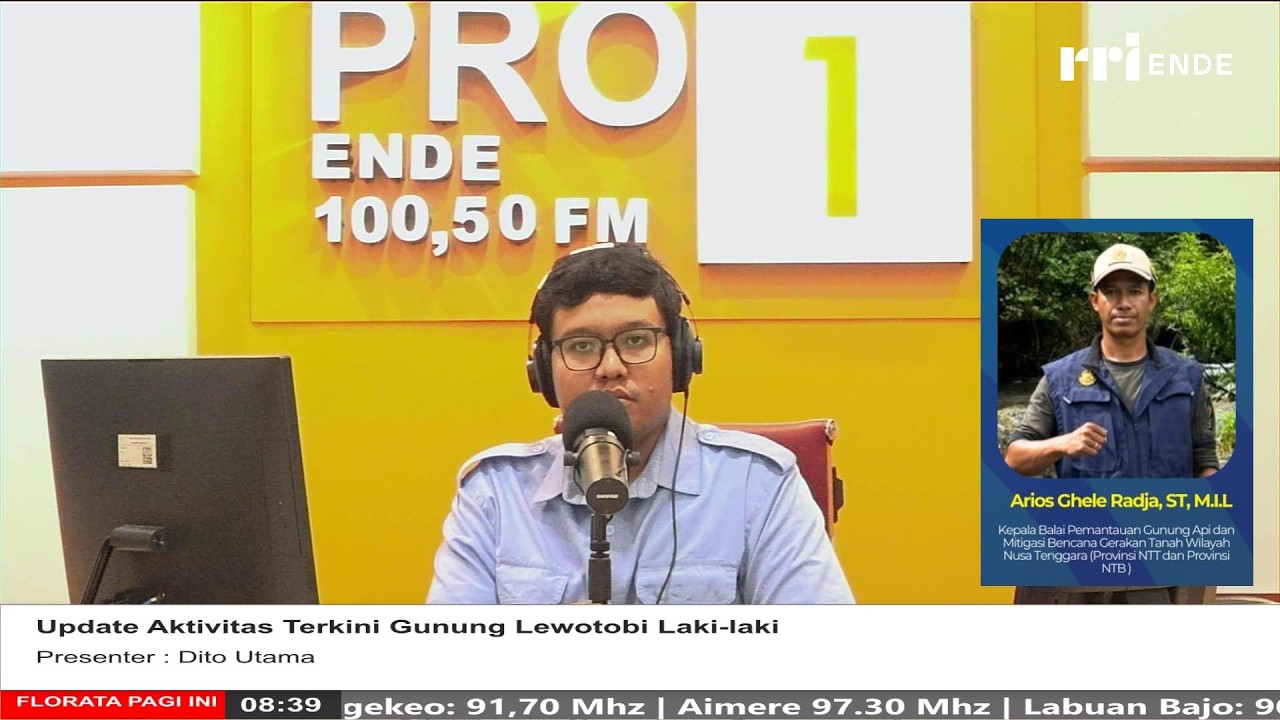 Update Aktivitas Terkini Gunung Lewotobi Laki-laki