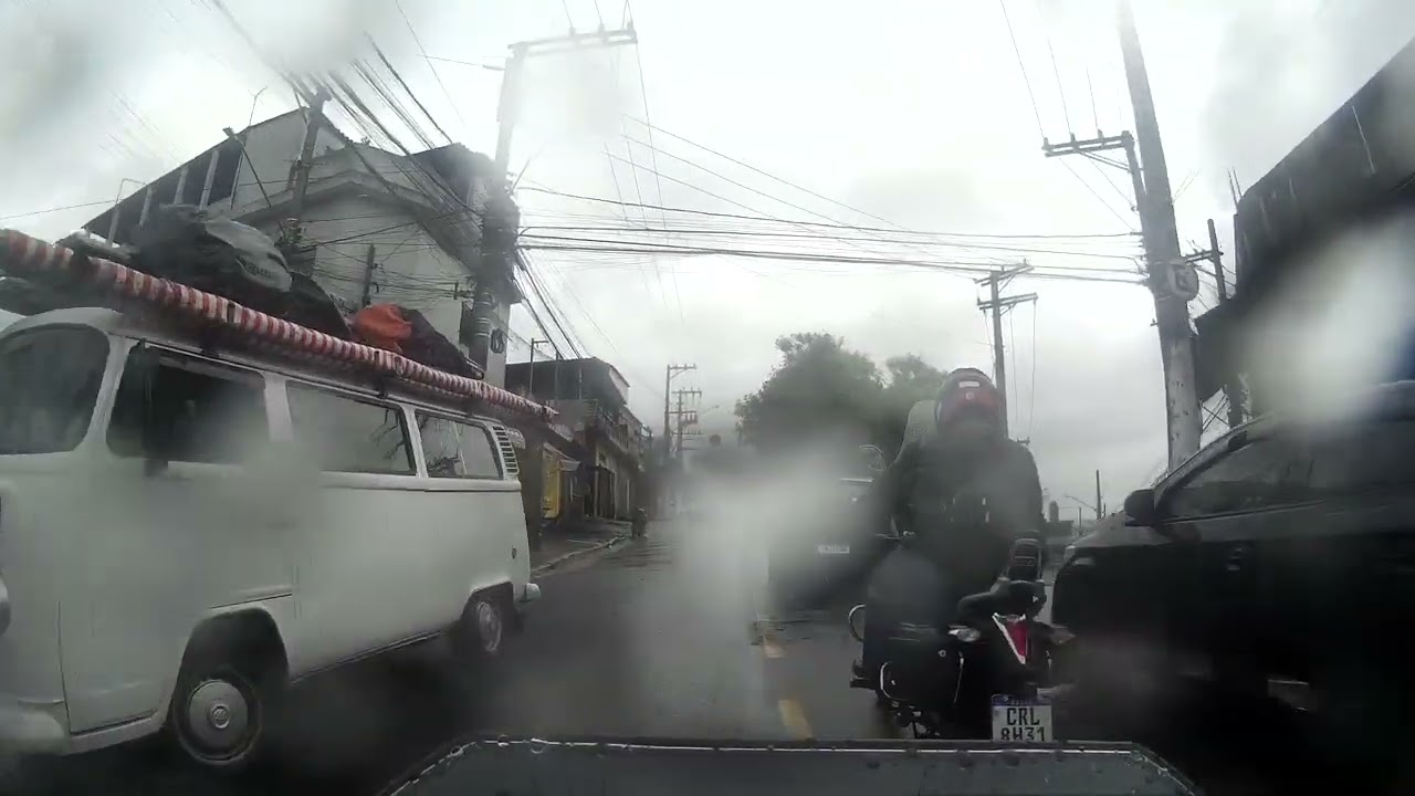 Entrega na chuva 🌧️