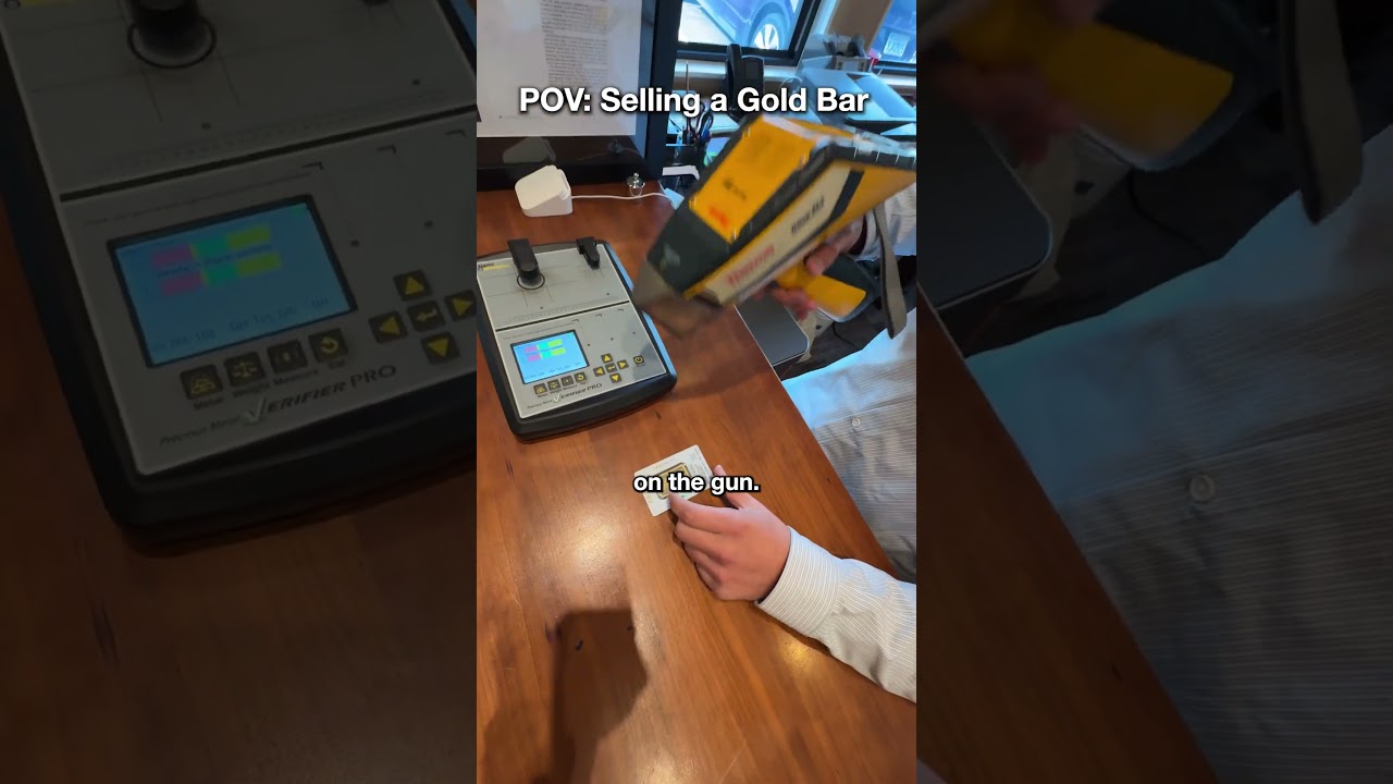 Testing a Gold Bar for Purity: How It's Done!