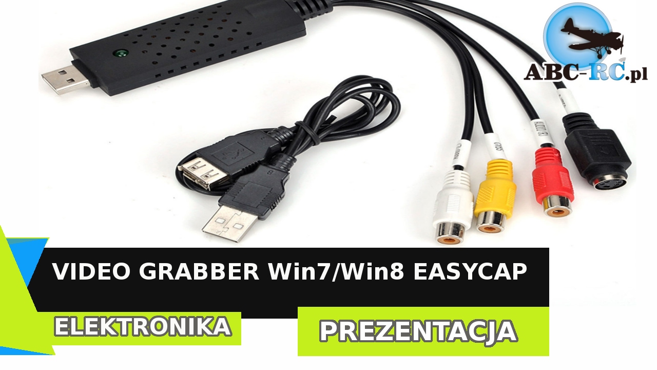 Grabber EasyCap konwerter Video na USB, FPV na smartfonie! Komputerze!