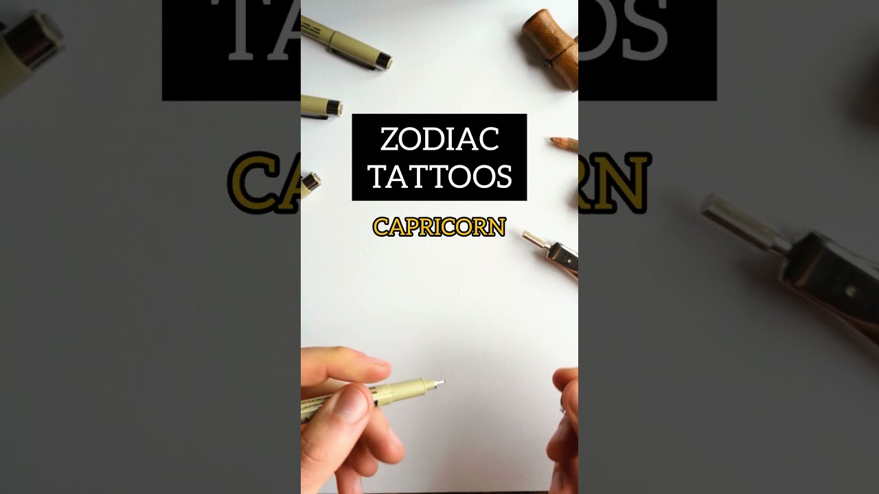 Zodiac Sign Tattoos ~ Capricorn ♑