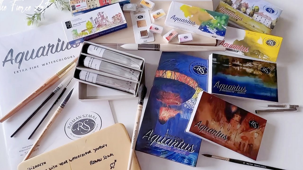 ART HAUL: Biggest ROMAN SZMAL Collection from Krakow, Poland (Watercolors, Oil, Brushes & more)