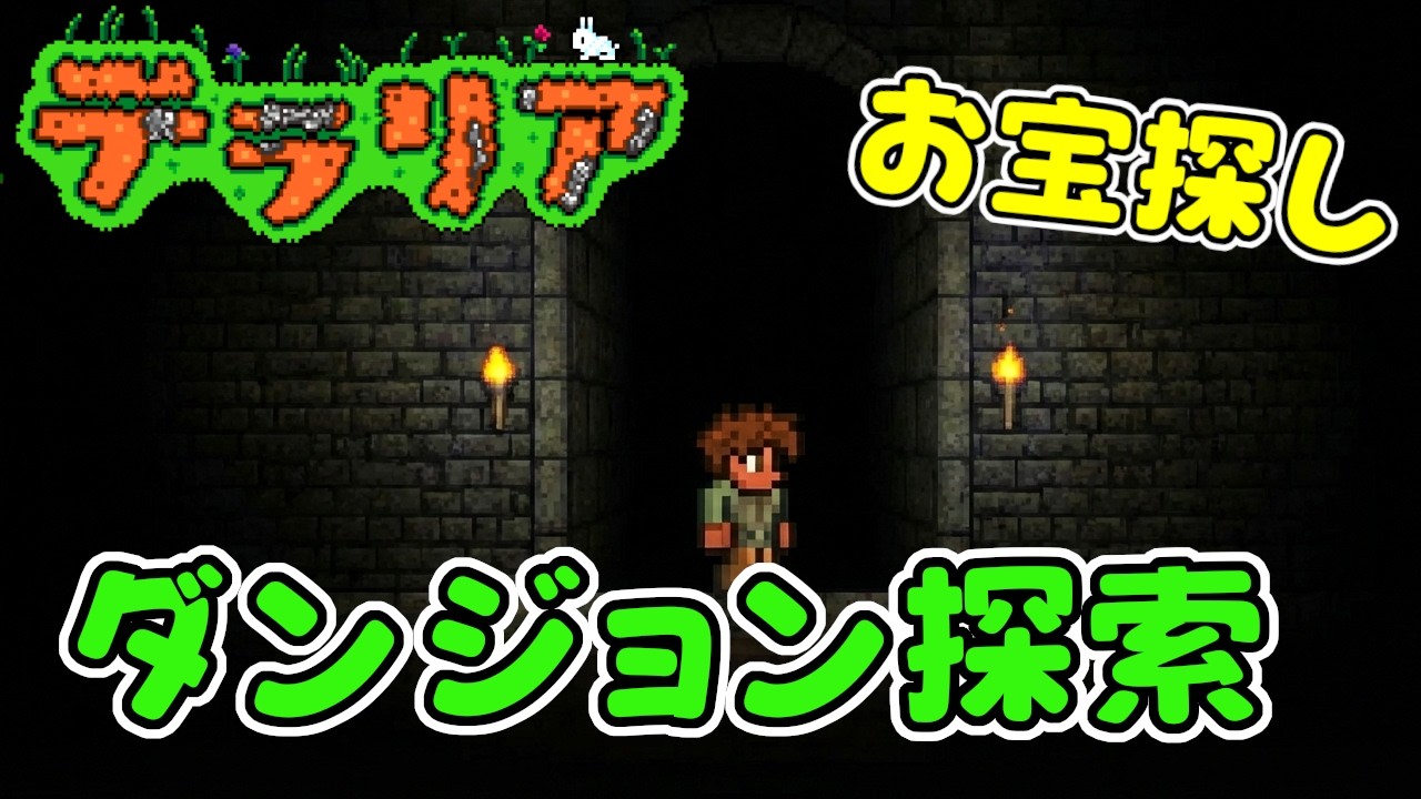 Terraria テラリア ダンジョン探索して新たなアイテムを見つけたい！ クラシックエキスパート