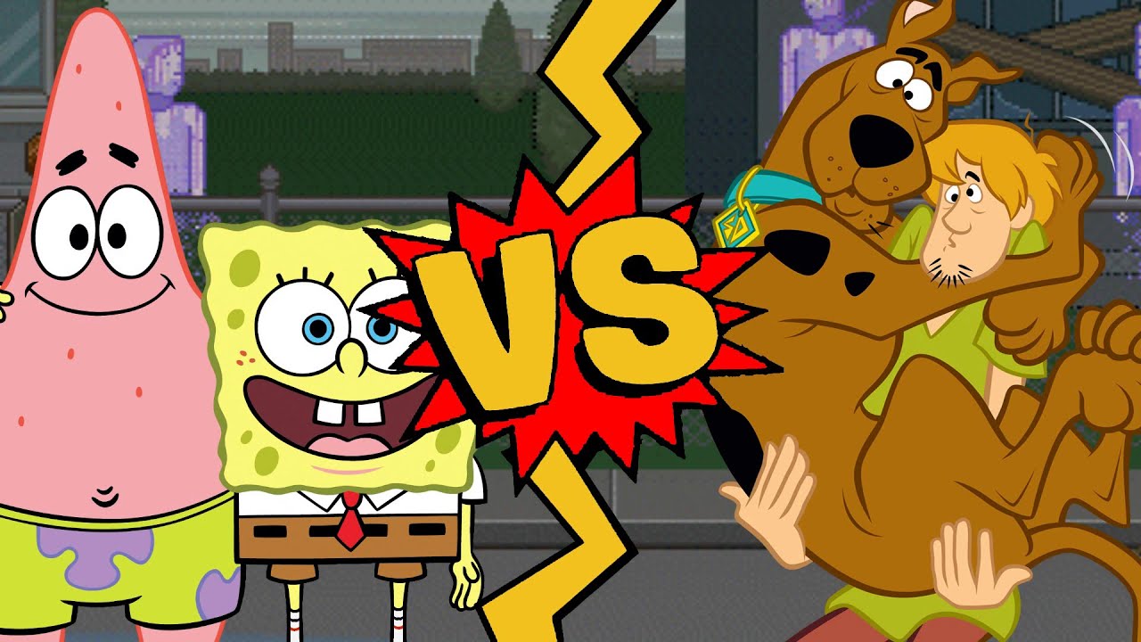 M.U.G.E.N. Battles | SpongeBob/Patrick vs Scooby Doo/Shaggy | SpongeBob SquarePants vs Scooby-Doo