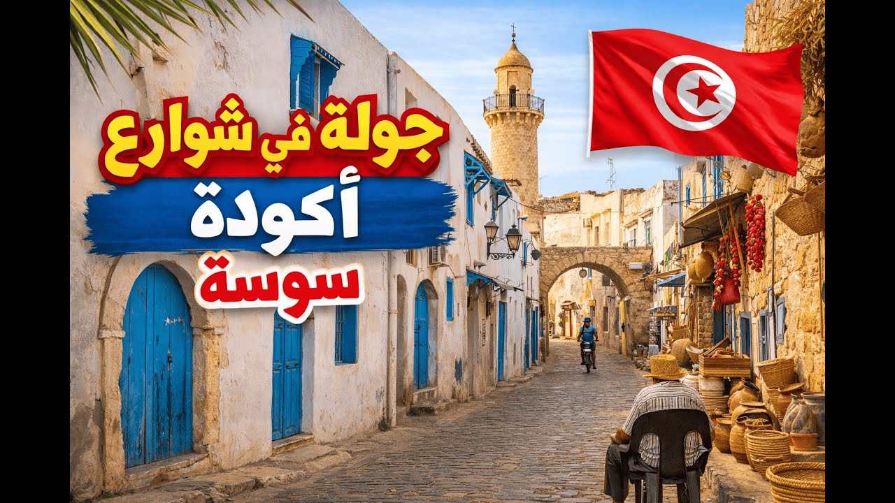 جولة في شوارع أكودة – سوسة | Akouda Streets Tour – Sousse