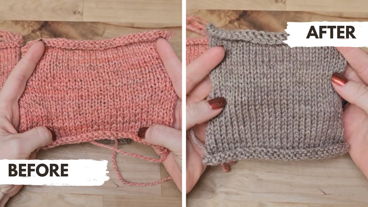 Improve Your Knitting Tension With These Small Changes! (No more rowing out!)