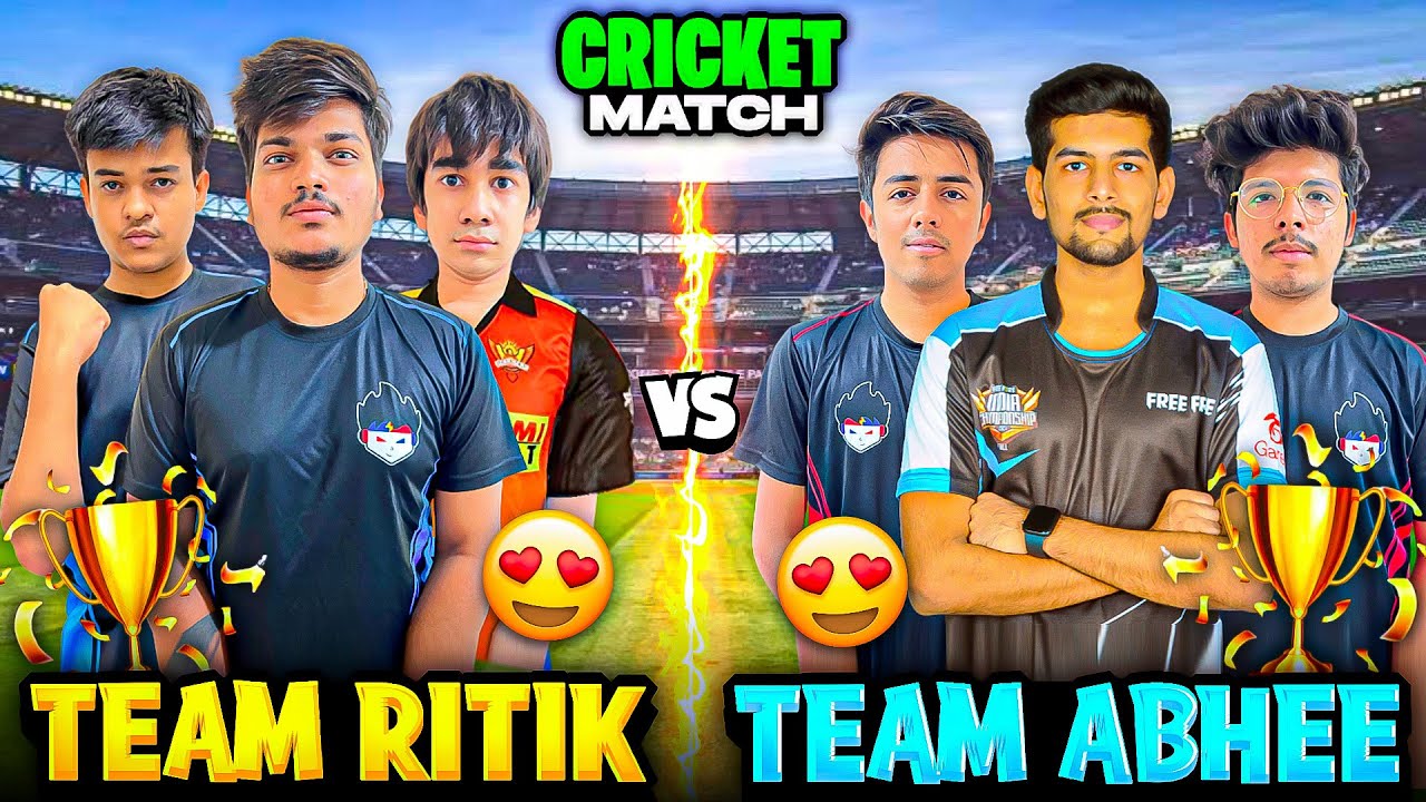 TEAM Ritik Vs TEAM Abhee😍 Cricket Match🏏TSG World Cup - Two Side Gamers