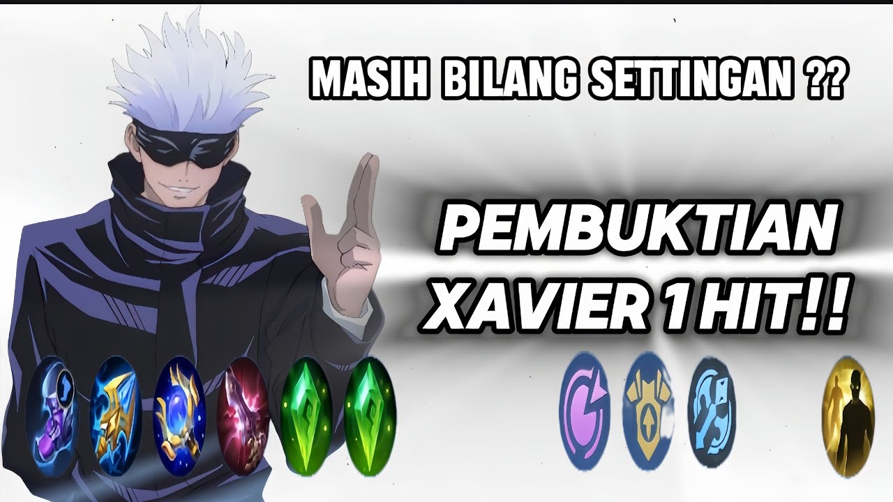 BUILD DAN EMBLEM XAVIER 1 HIT - MLBB