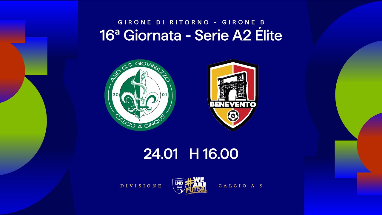 Defender Giovinazzo-Benevento 5 | 16ª giornata | Serie A2 Élite 2025/2026 - Girone B