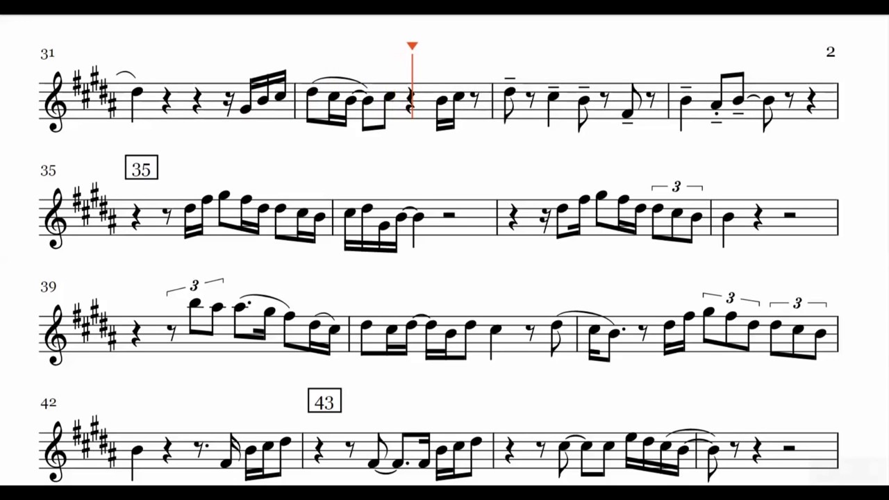 Thinking Out Loud   Ed Sheeran Saxophone Sheet Music + Play Along1