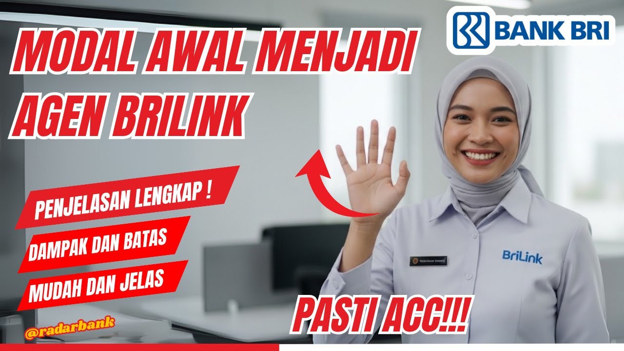 Modal Awal Menjadi Agen BRI atau BRILink