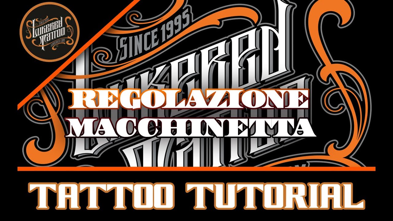 Regolazione macchinetta tatuaggio settaggio
