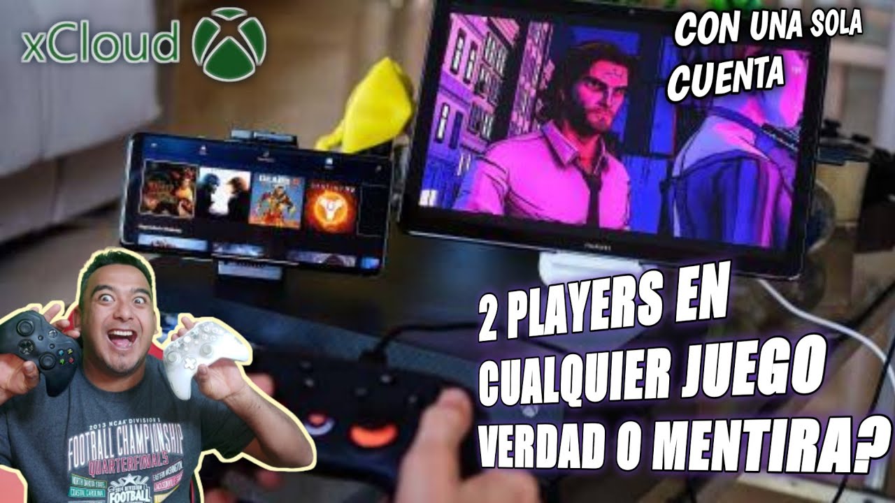 COMO JUGAR DE 2 JUGADORES EN CASA con tu Xbox y XCloud al Mismo Tiempo y SIN PAGAR NADA DE MAS!!!!