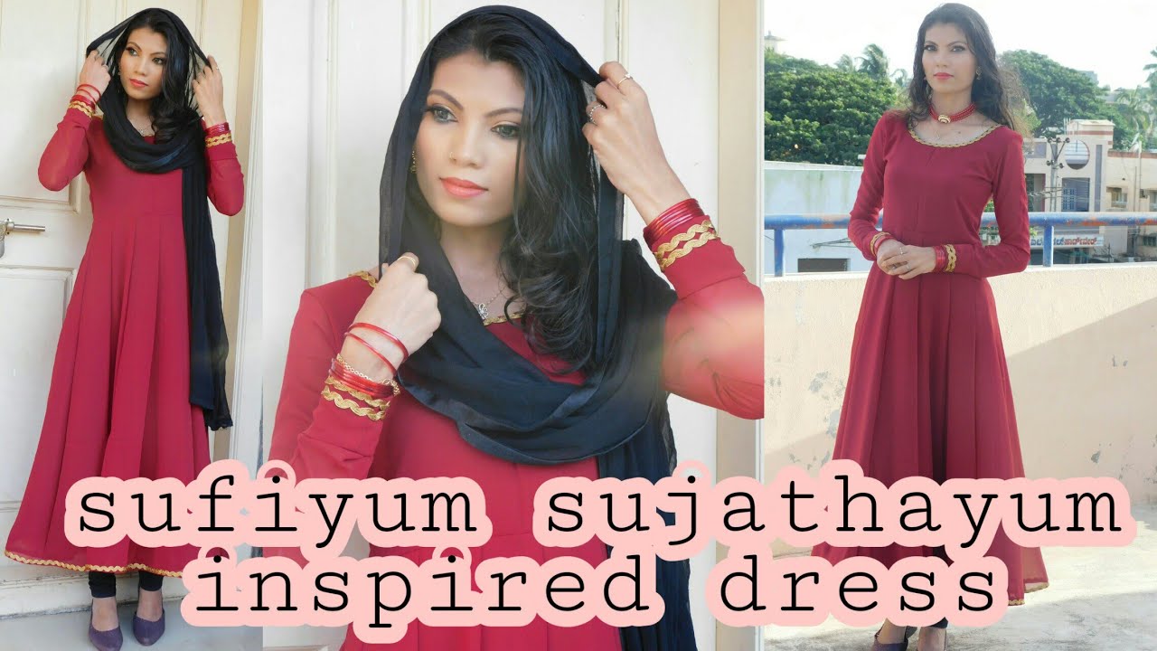 Sufiyum sujathayum inspired dress 👗making malayalam / anarkali dress making  ❤❤❤❤