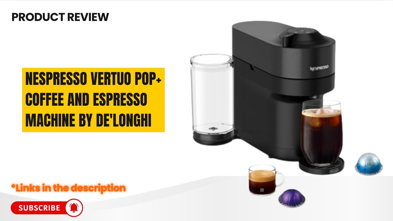 Обзор кофемашины Nespresso Vertuo Pop+: компактная, с функцией приготовления кофе одним нажатием ...
