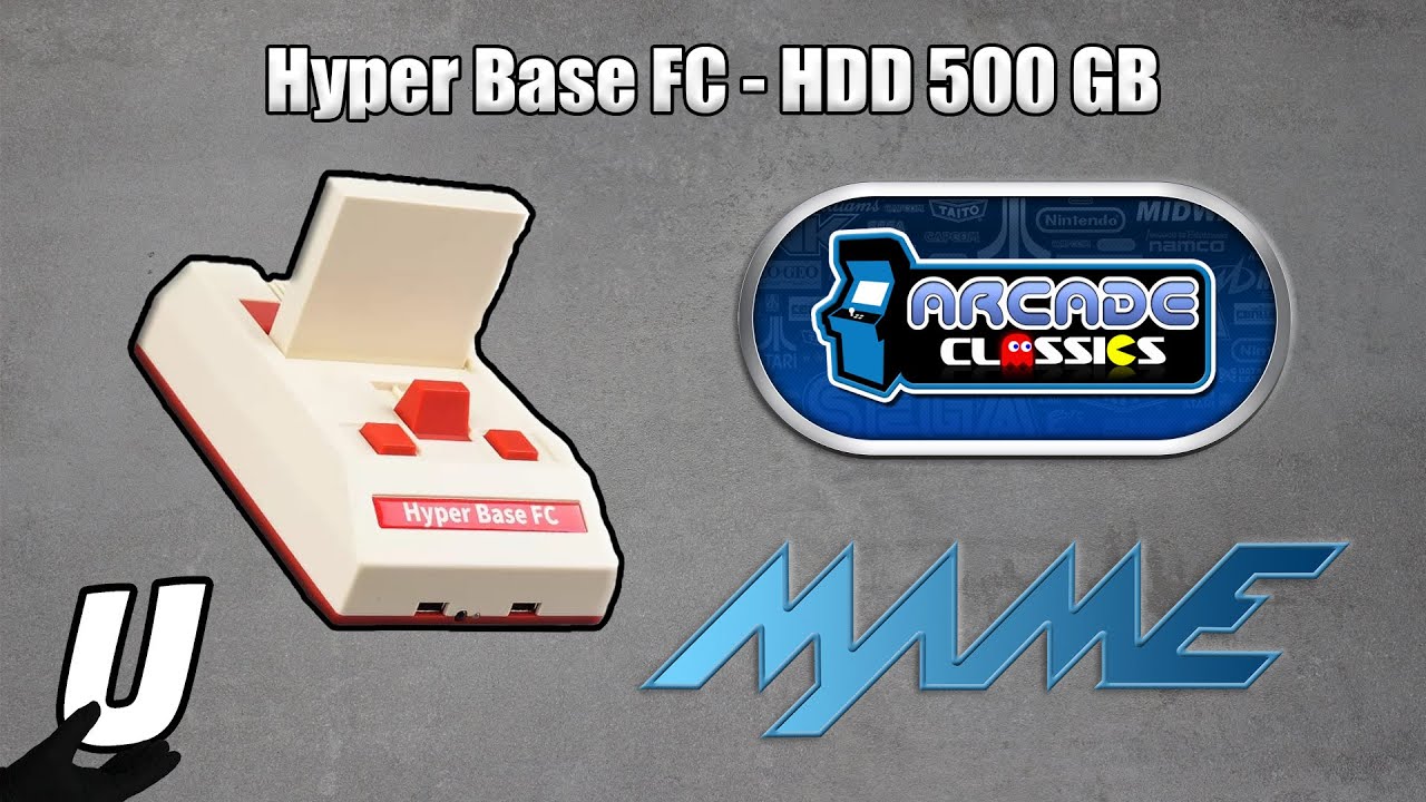 Console Hyper Base FC 500GB - Long Test Gameplay Arcade/Mame (Purchase link in description)