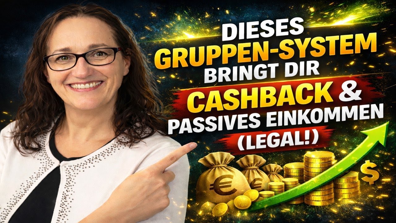 „Gruppen, Cashback & passives Einkommen – so baust du dir ein automatisches Einkommen auf!“