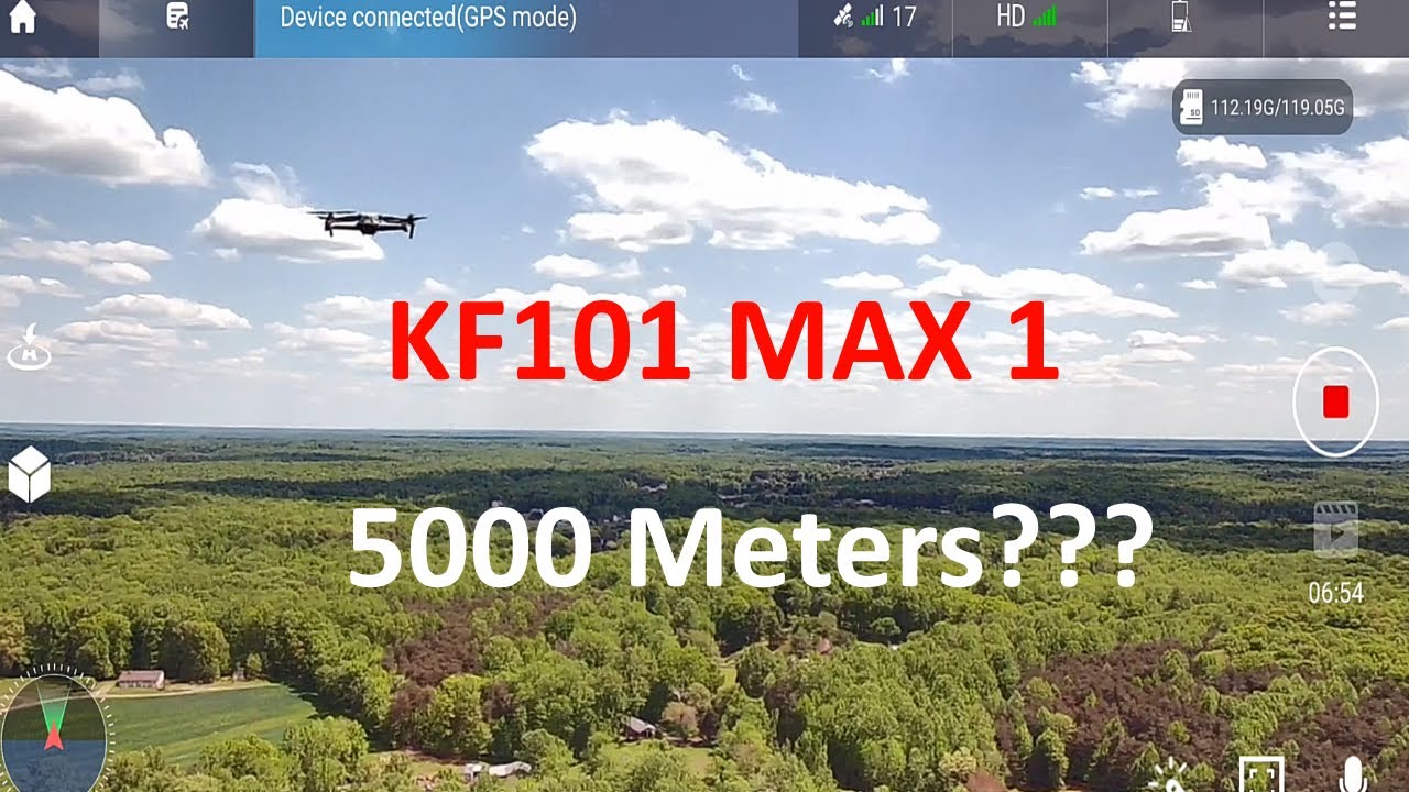 Давайте возьмем дрон за 200 долларов и полетим на 5000 метров — KF101 Max 1