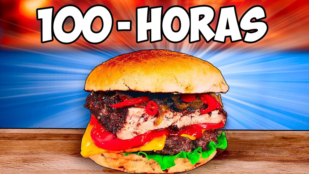 Cocinando 100 Horas Hamburguesa por VANZAI