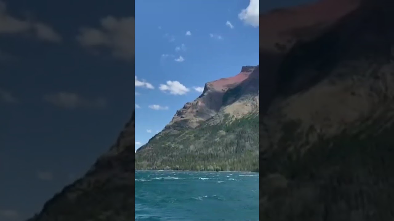 Boating on St. Mary Lake, Glacier National Park, Going to the Sun Road, Montana