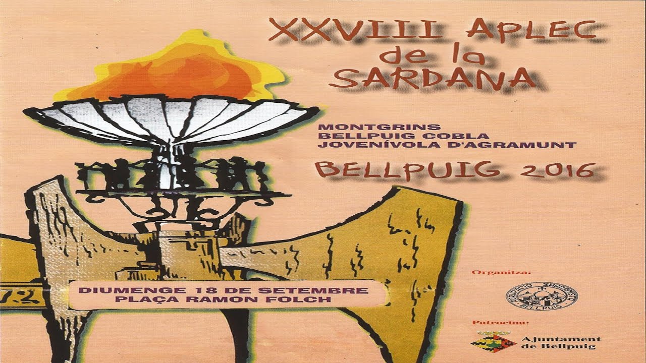 28è Aplec de la Sardana de  Bellpuig 2016, Cobla Jovenivola d'Agramunt y Bellpuig Cobla