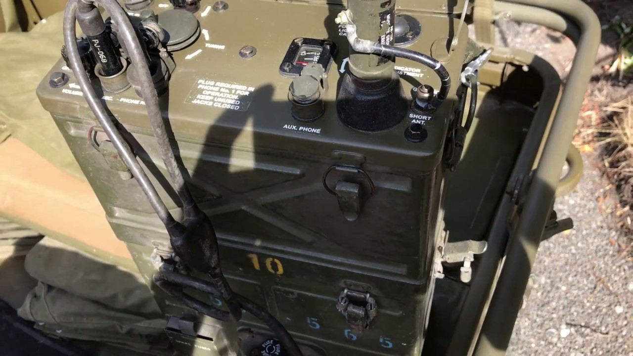 SCR-300 / BC-1000 in my 1943 GPW Jeep.