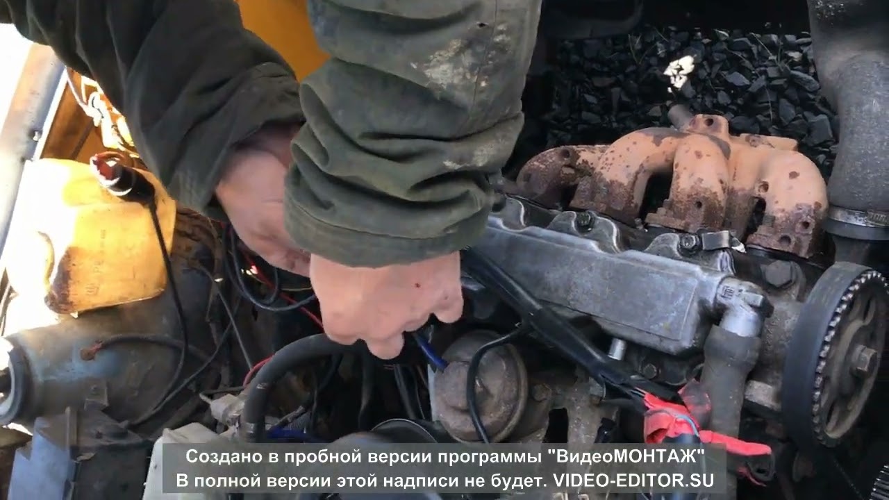 Установка трамблера и катушки зажигания на Opel Vektra A 1,6