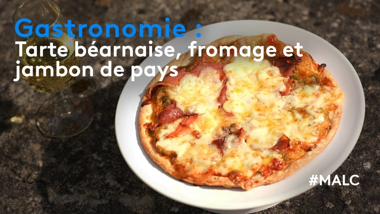 Gastronomie : tarte béarnaise, fromage et jambon de pays