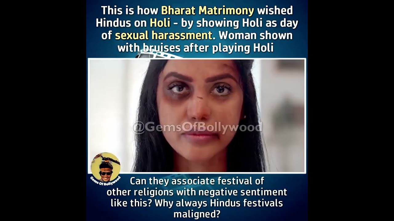 How Bharat Matrimony wished Hindus on Holi @GemsOfBollywood