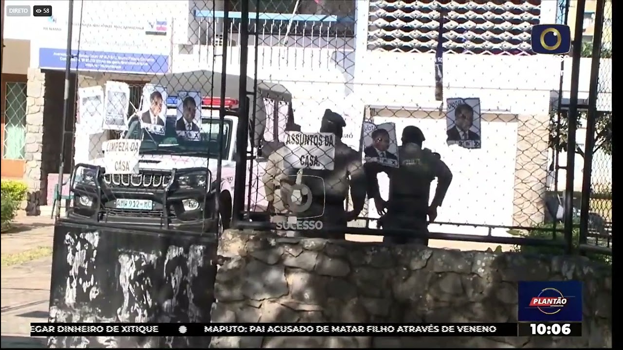 #ÚLTIMA_HORA: SEDE DA RENAMO TORNA-SE O LOCAL MAIS PROTEGIDO DA CIDADE DE MAPUTO