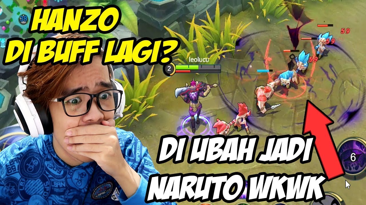 HANZO DIBUFF LAGI !! WKWK KOCAK ADA SKILL NARUTO, MOONTON BECANDA? XD