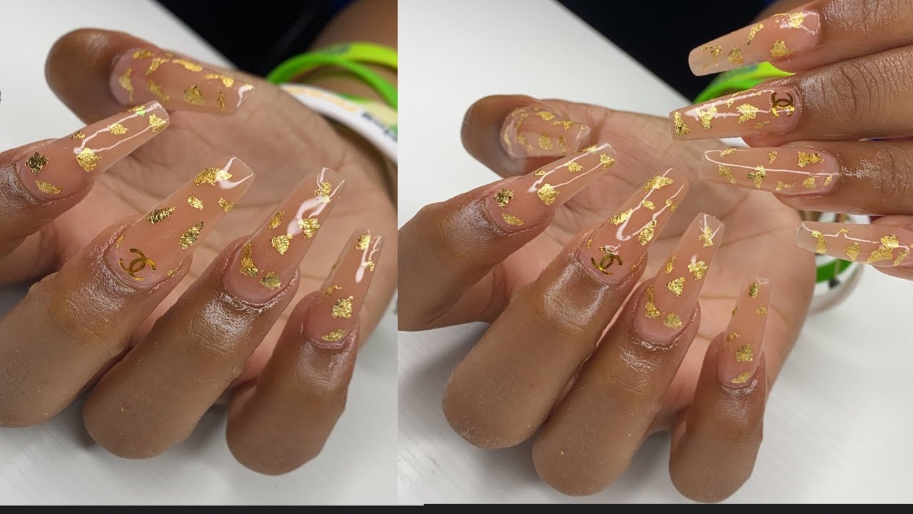 Polygel tutorial: My client Nail popped off 😬. Gersion Coral Polygel #polygel