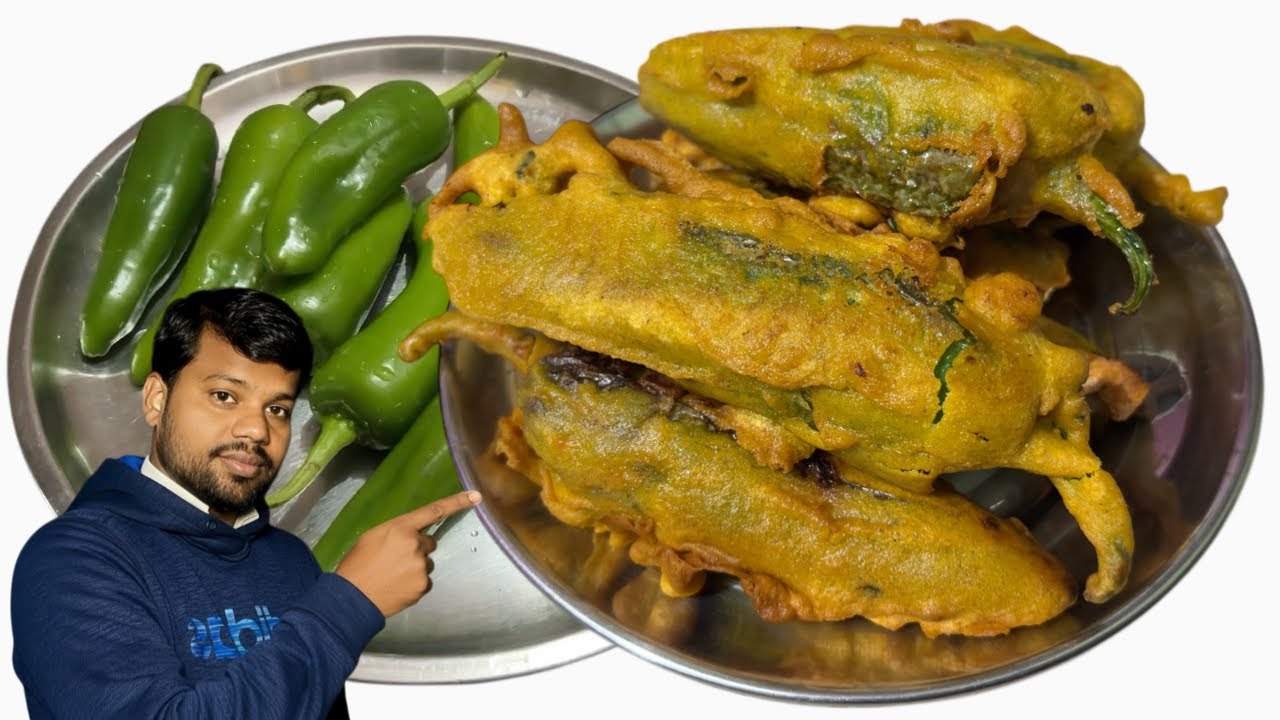 मिर्च का पकौड़ा बनाने का सबसे आसान तरीका | Bihari style Mein Mirchi Pakoda banane ka tarika