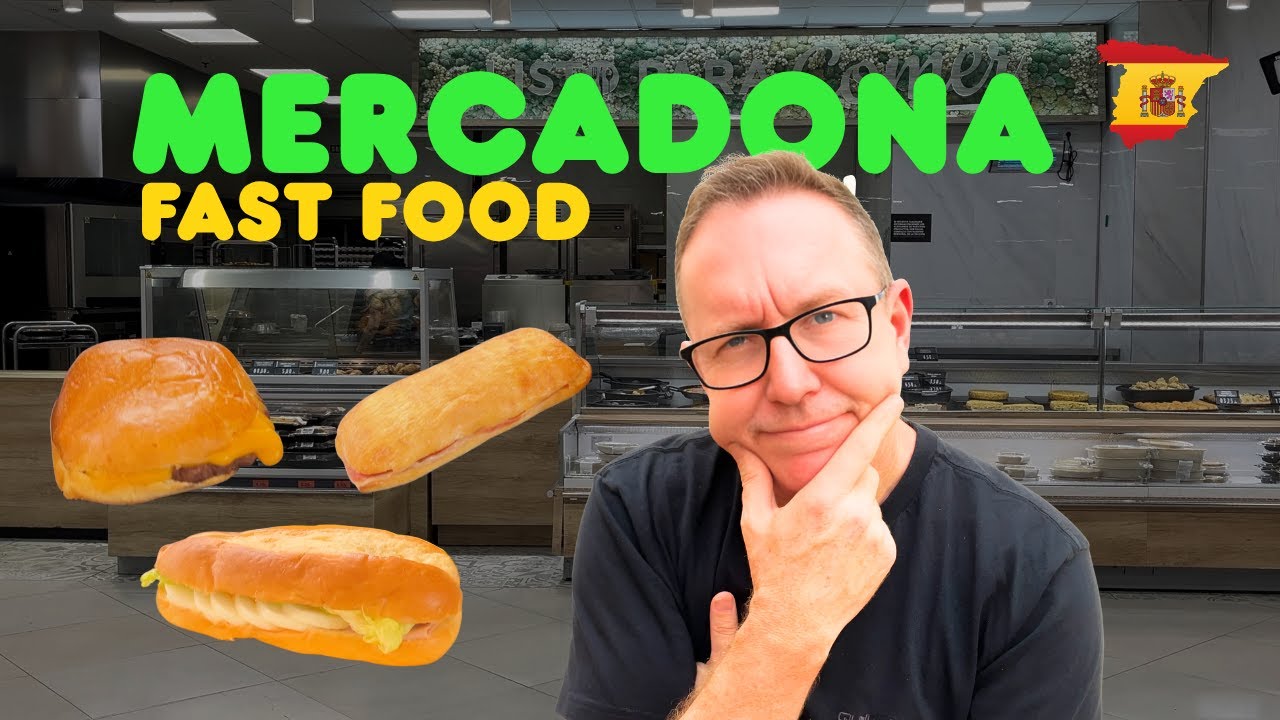 Trying Mercadona Fast Food in Spain – Surprisingly Good?!