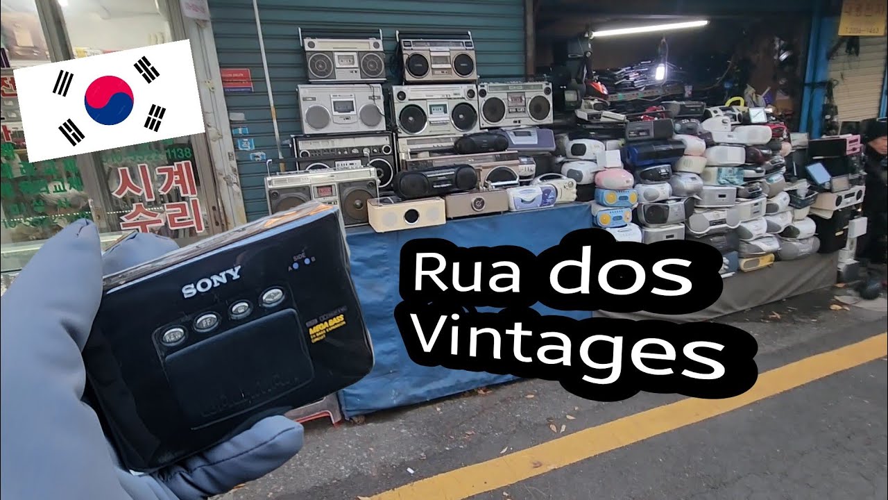 Rua dos Vintages em Seul - novembro 2025
